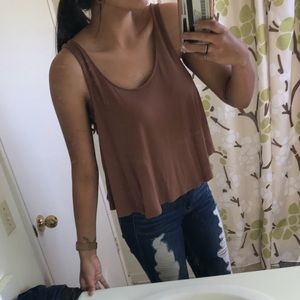 American Eagle Brown tank